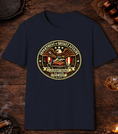 Department Of Brisket Affairs T-Shirt - Navy