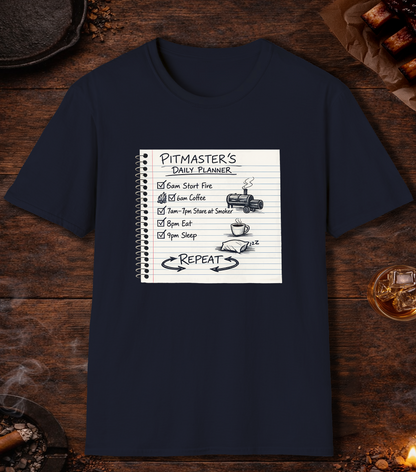 Pitmasters Daily Planner T-Shirt - Navy