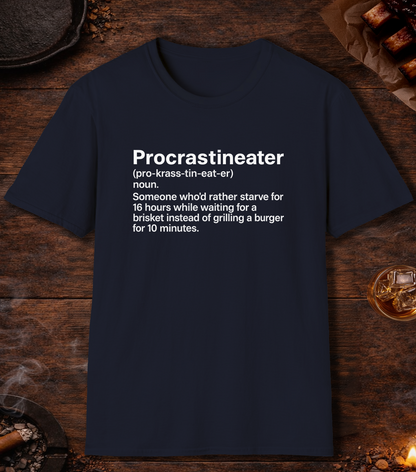 Procrastineater Definition T-Shirt - Navy