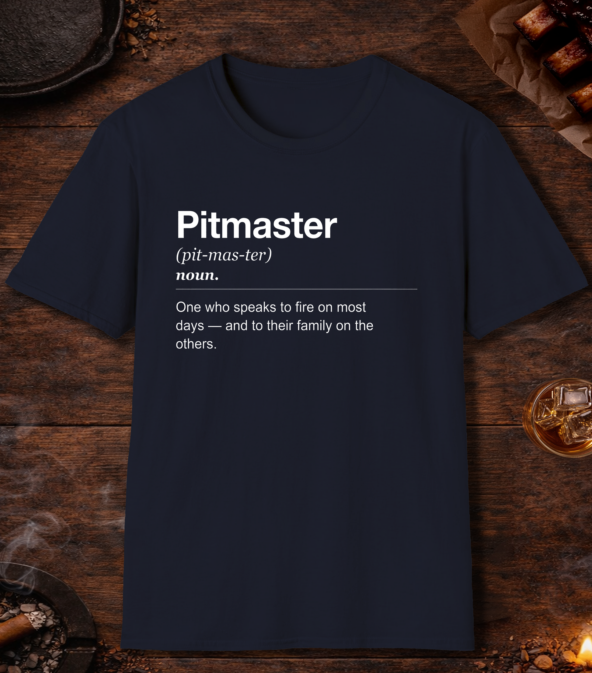 Pitmaster Definition T-Shirt - Navy