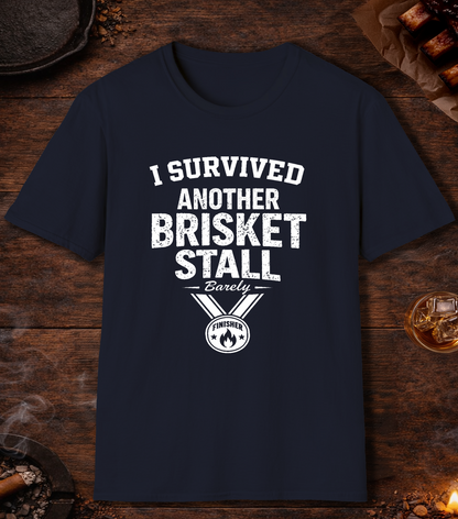 I Survived Another Brisket Stall T-Shirt - Navy