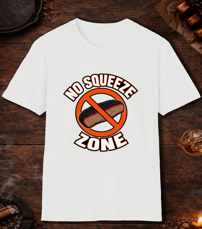 No Squeeze Zone T-Shirt - White