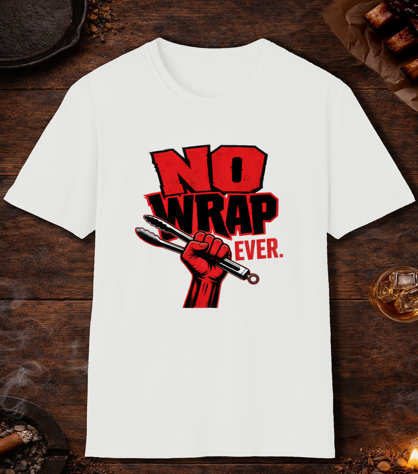 No Wrap Ever T-Shirt - White