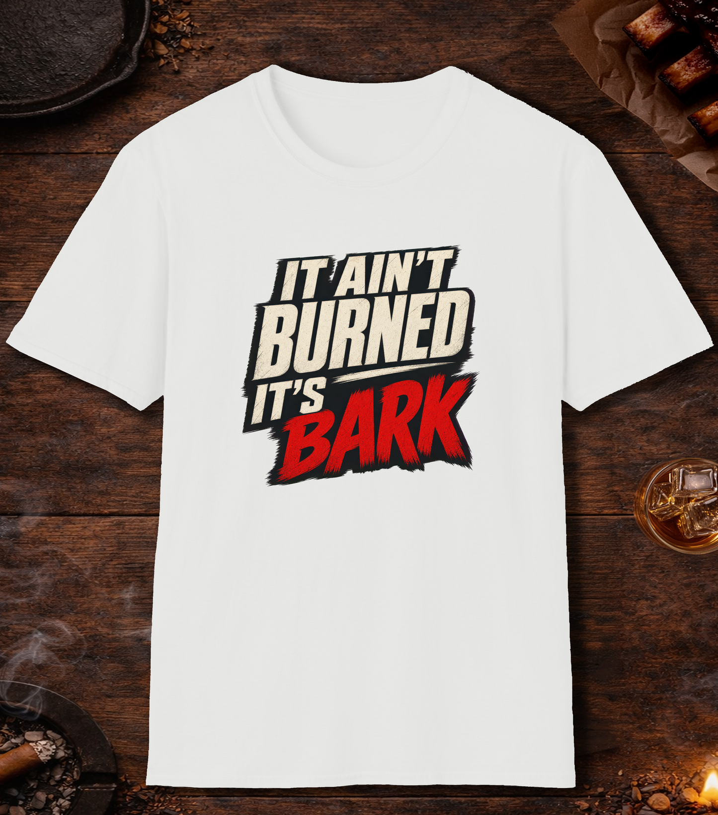 Not Burned Bark T-Shirt - White