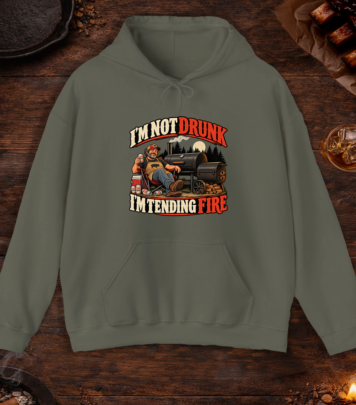 Not Drunk - Military Green