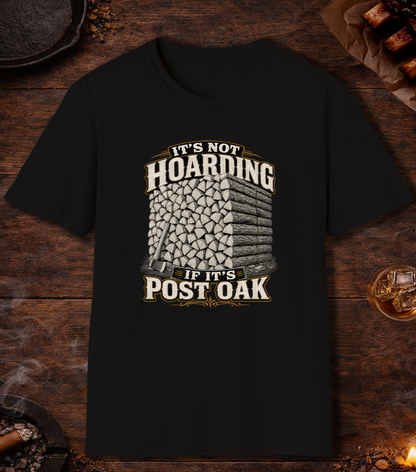 Not Hoarding Post Oak T-Shirt - Black