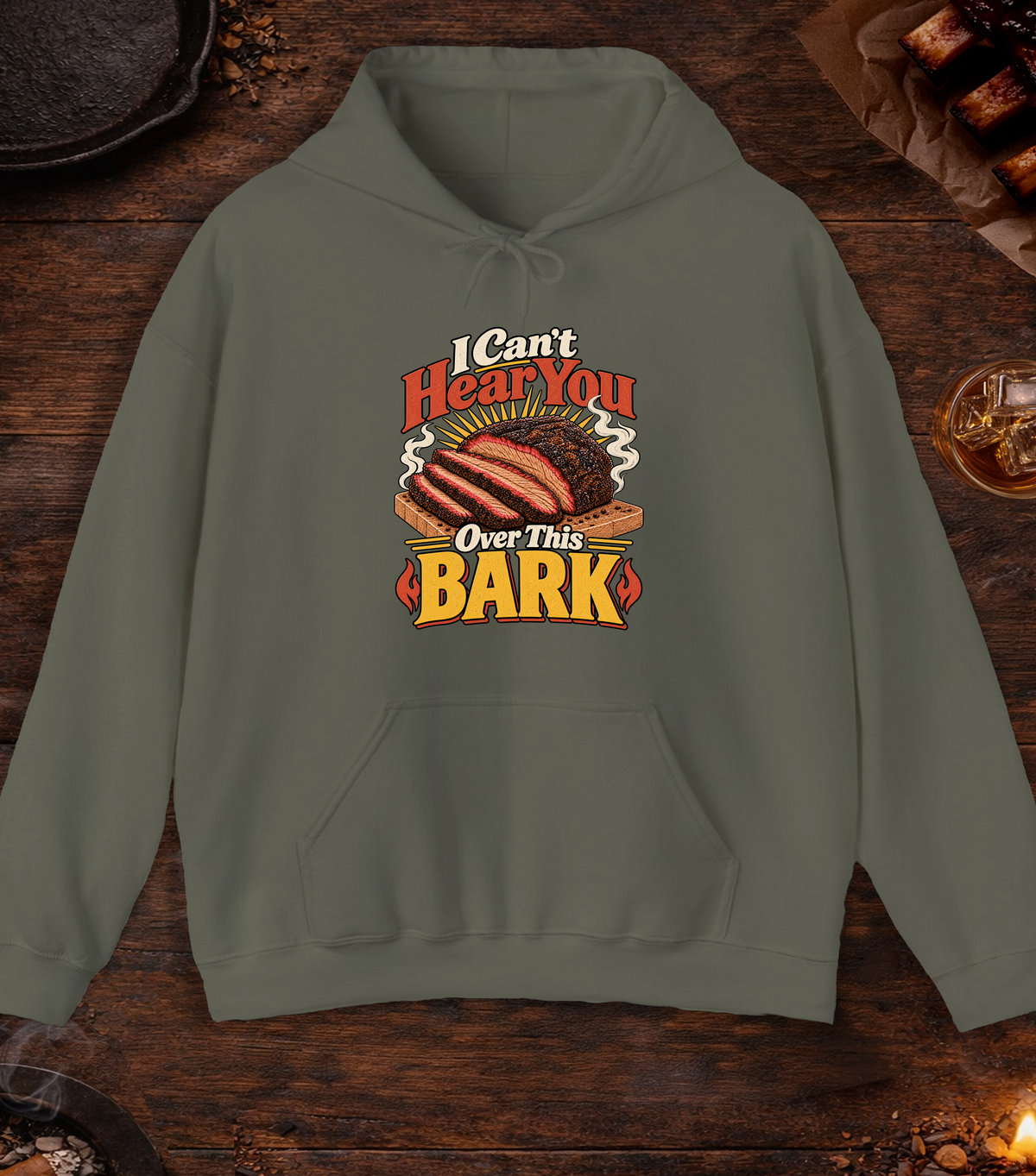 Over This Bark - Military Green