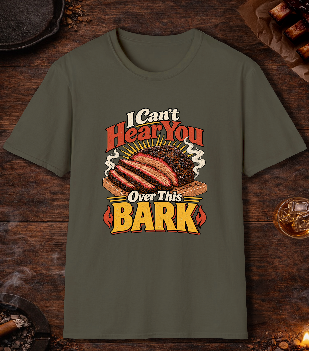Over This Bark - Military Green