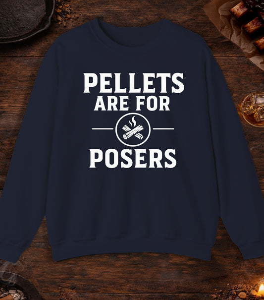 Pellets Are For Posers Crewneck - Navy