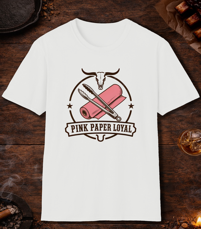 Pink Paper Loyal T-Shirt - White