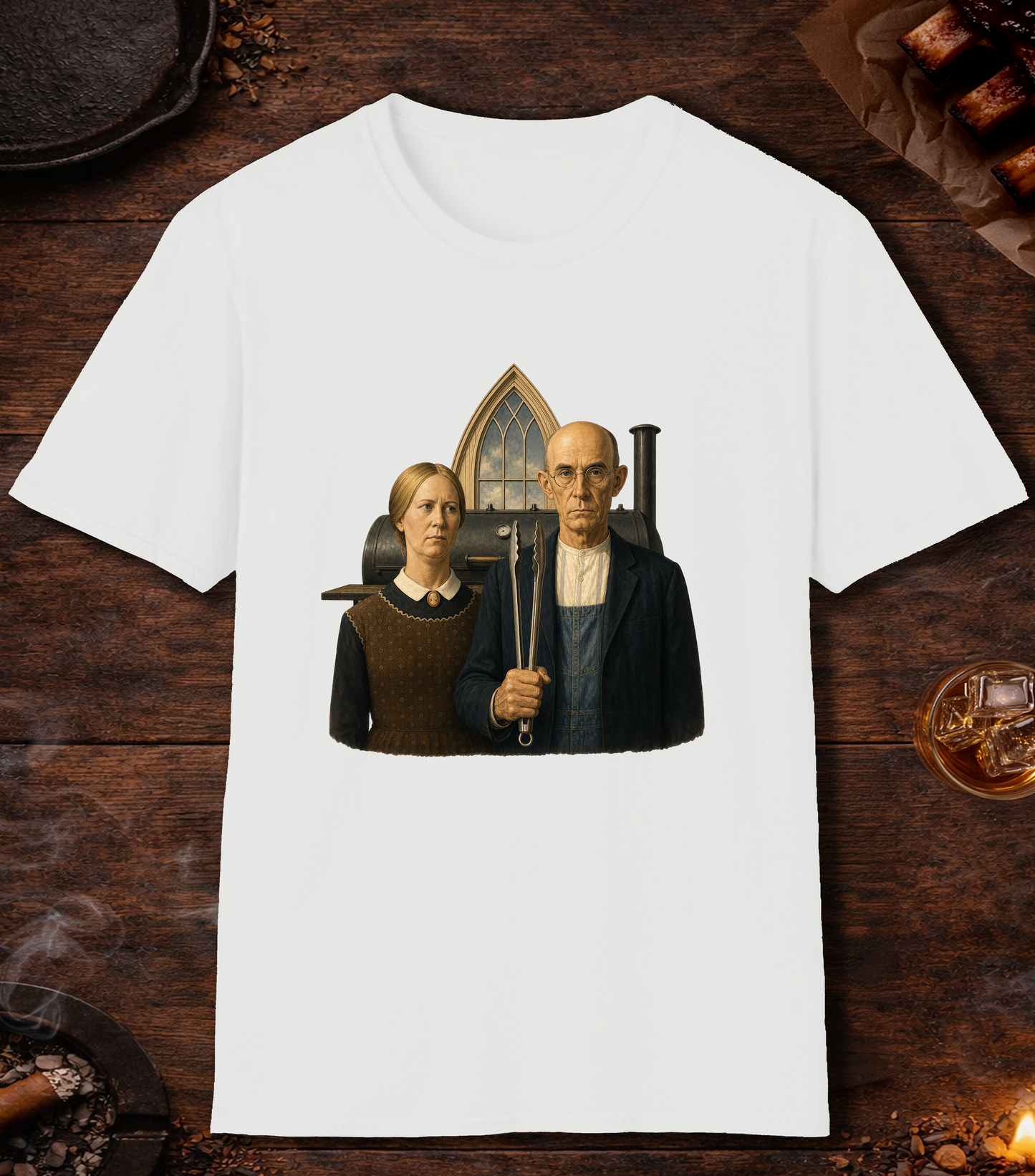 Pitmaster American T-Shirt - White
