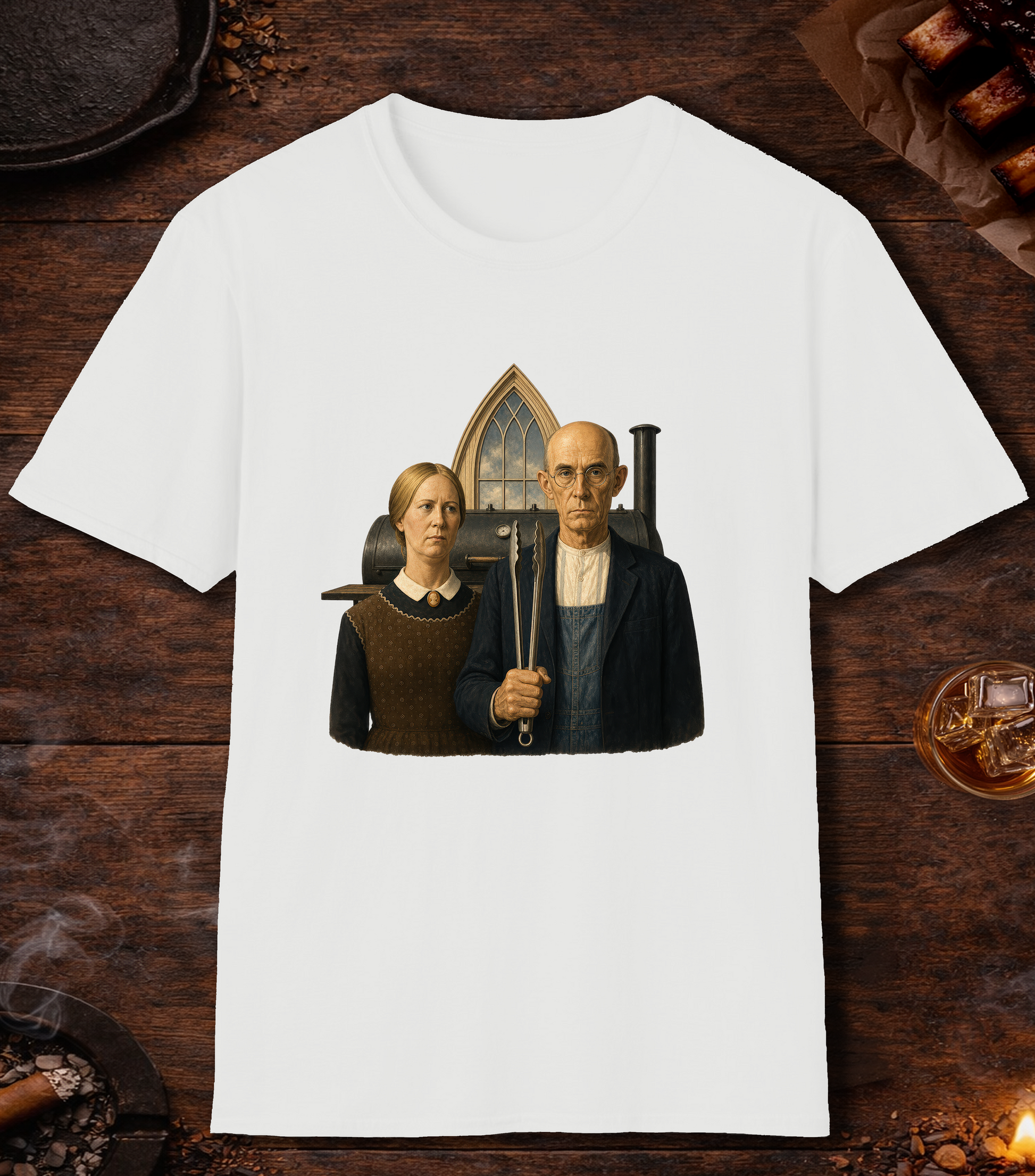 Pitmaster American T-Shirt - White