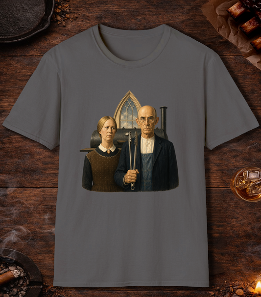 Pitmaster American T-Shirt - Charcoal