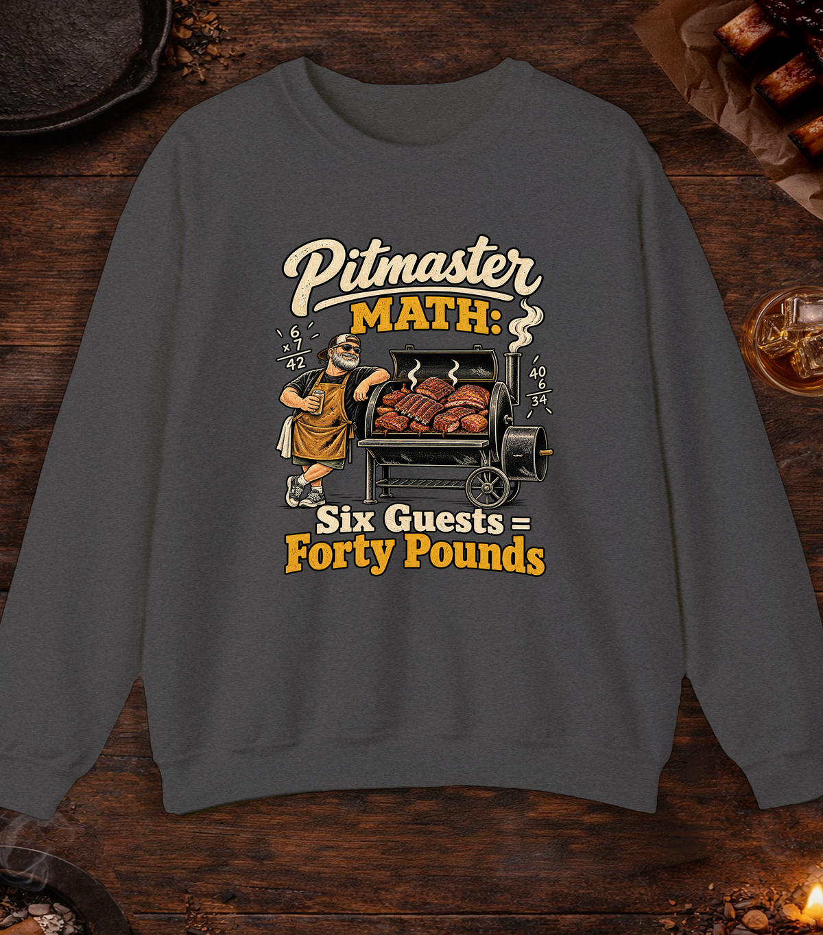 Pitmaster Math - Dark Heather