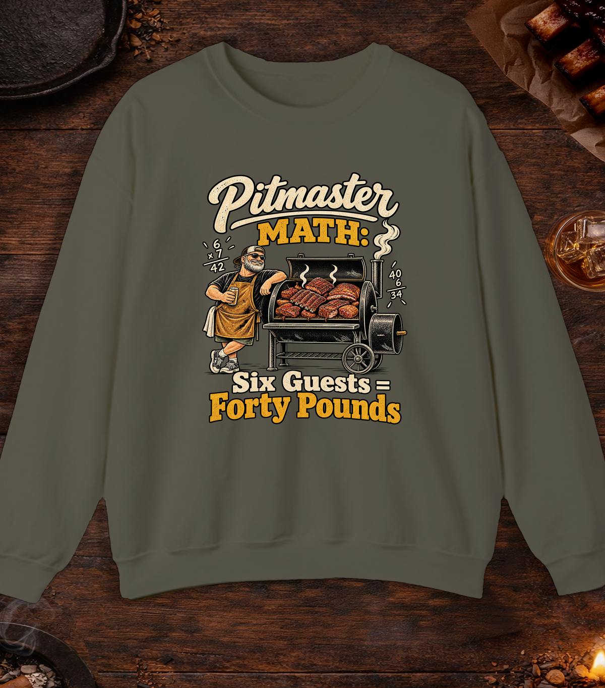 Pitmaster Math - Military Green