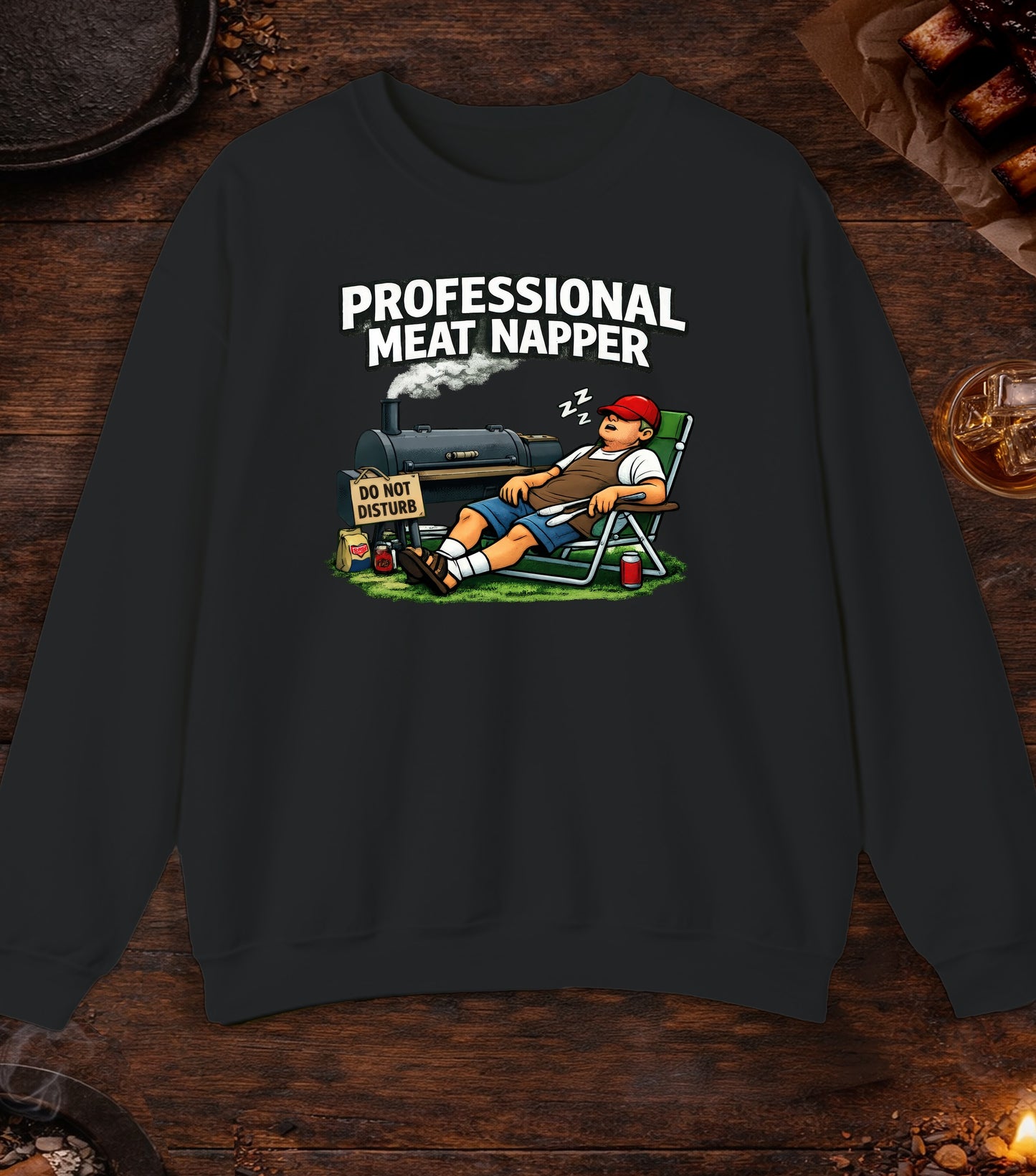 Professional Meat Napper Crewneck - Black