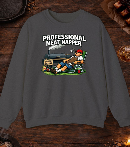 Professional Meat Napper Crewneck - Dark Heather