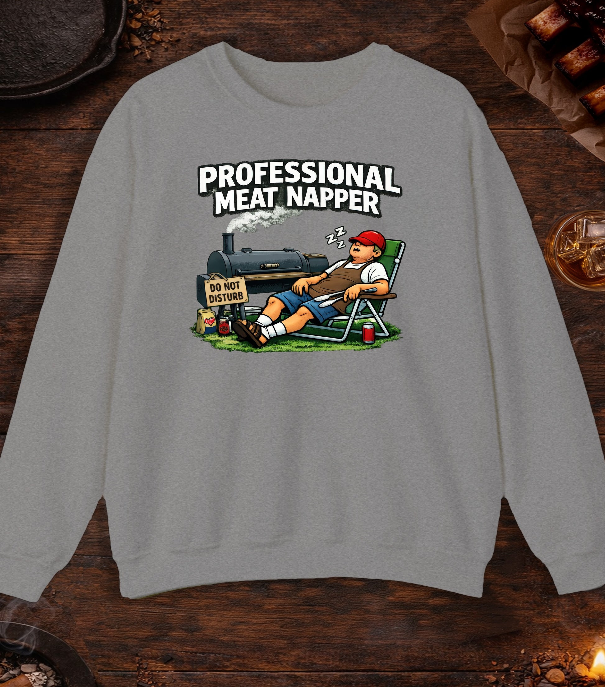 Professional Meat Napper Crewneck - Sport Grey