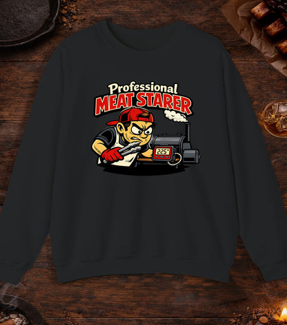 Professional Meat Starer Crewneck - Black