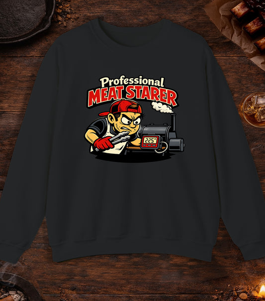 Professional Meat Starer Crewneck - Black