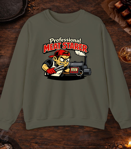 Professional Meat Starer Crewneck - Military Green