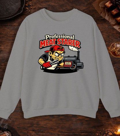 Professional Meat Starer Crewneck - Sport Grey