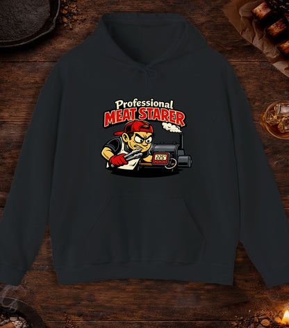 Professional Meat Starer Hoodie - Black