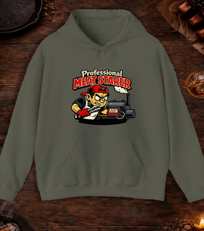 Professional Meat Starer Hoodie - Military Green