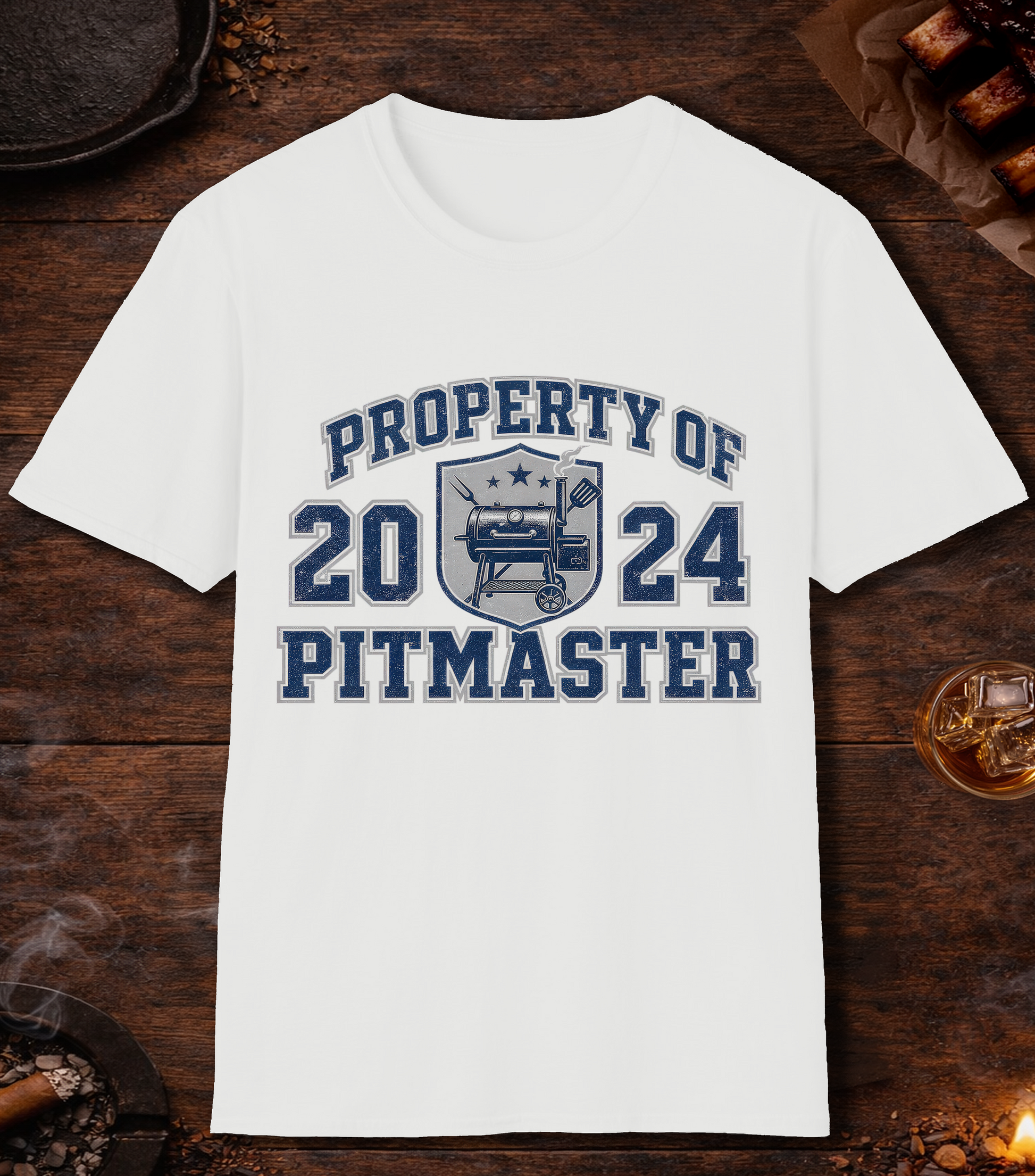 Property of Pitmaster T-Shirt - White