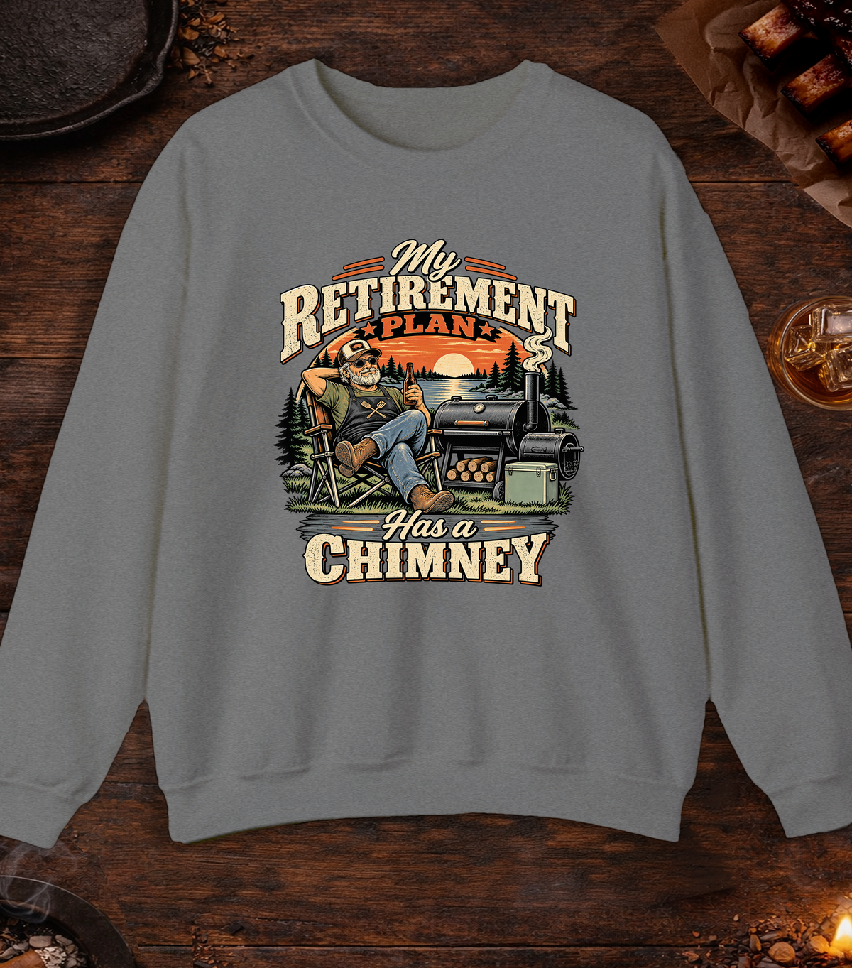 Retirement Plan Chimney - Graphite Heather