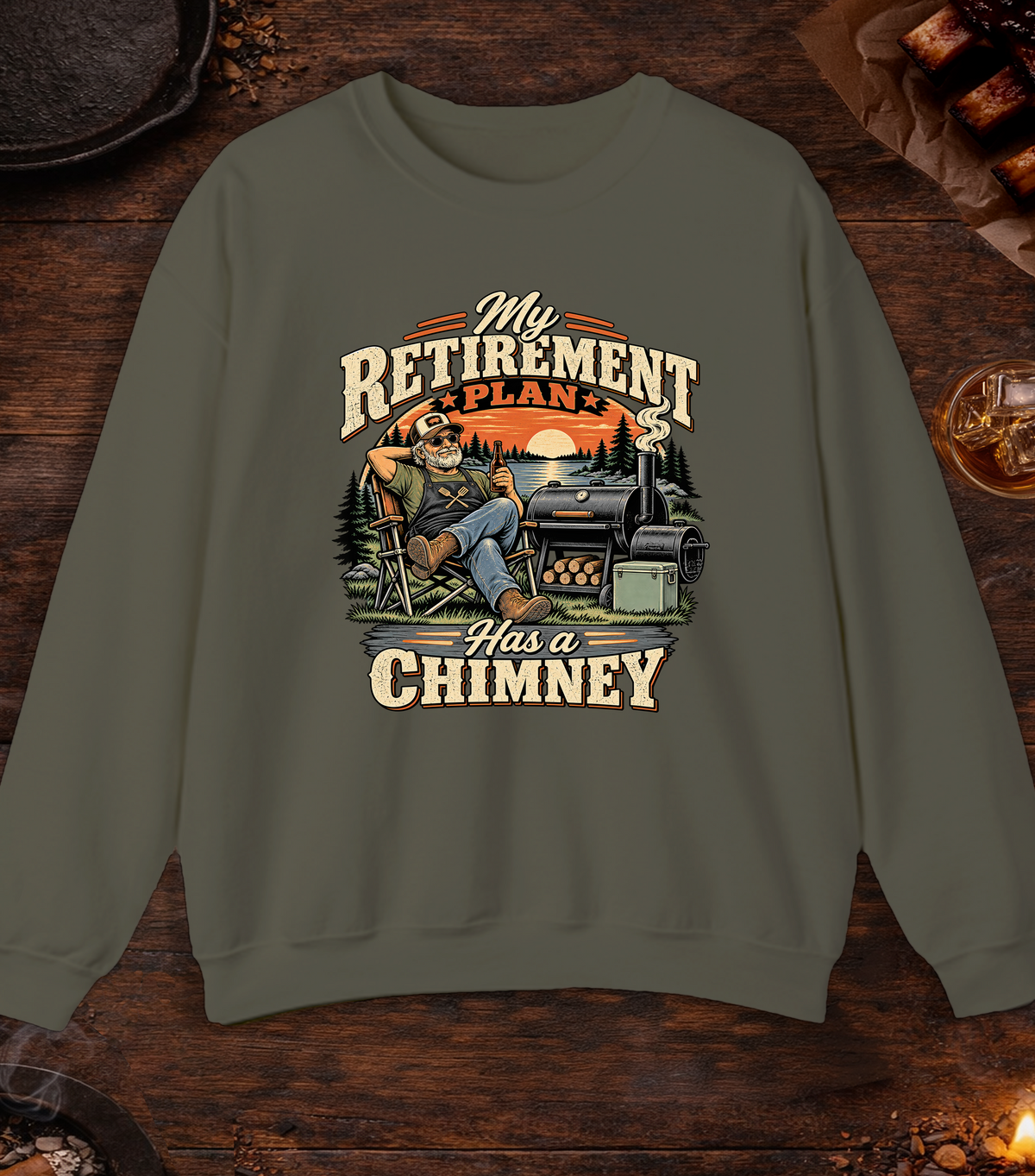 Retirement Plan Chimney - Military Green