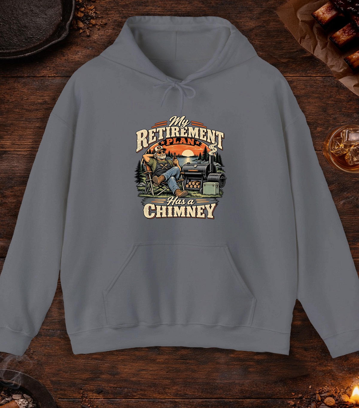 Retirement Plan Chimney - Charcoal