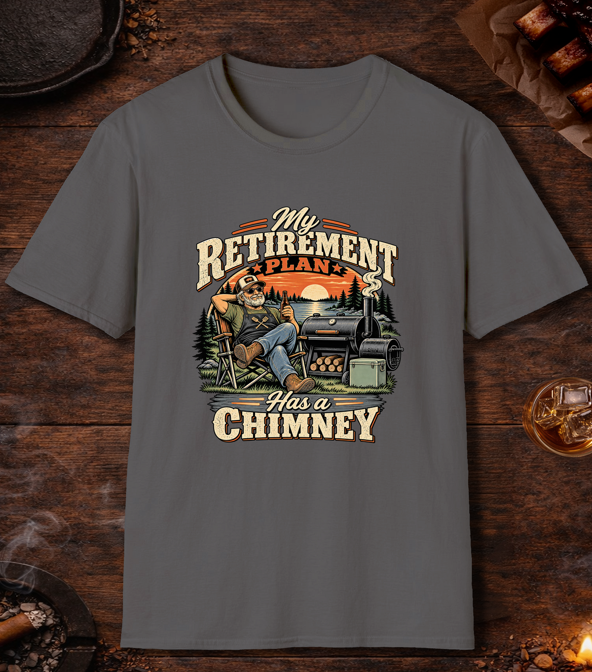 Retirement Plan Chimney - Charcoal