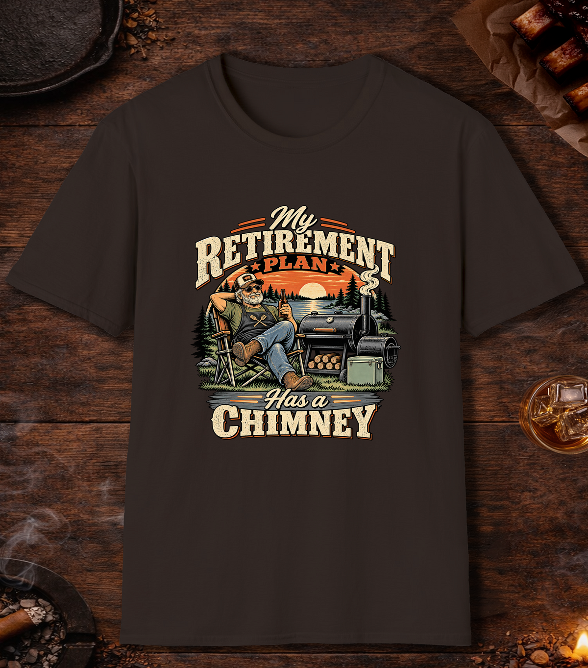 Retirement Plan Chimney - Dark Chocolate