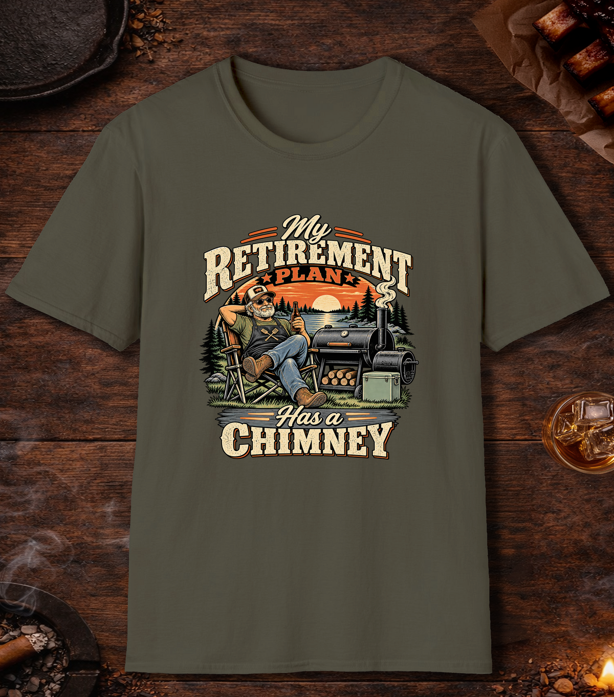 Retirement Plan Chimney - Military Green