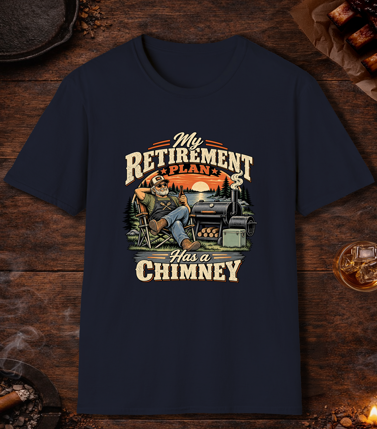 Retirement Plan Chimney - Navy