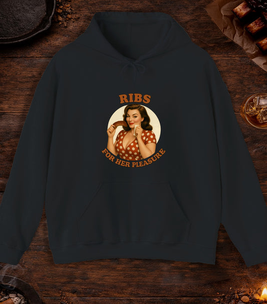 Ribs For Her Pleasure Hoodie - Black