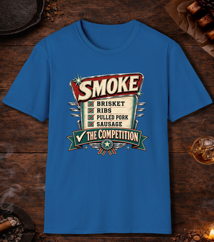 Smoke The Competition T-Shirt - Royal