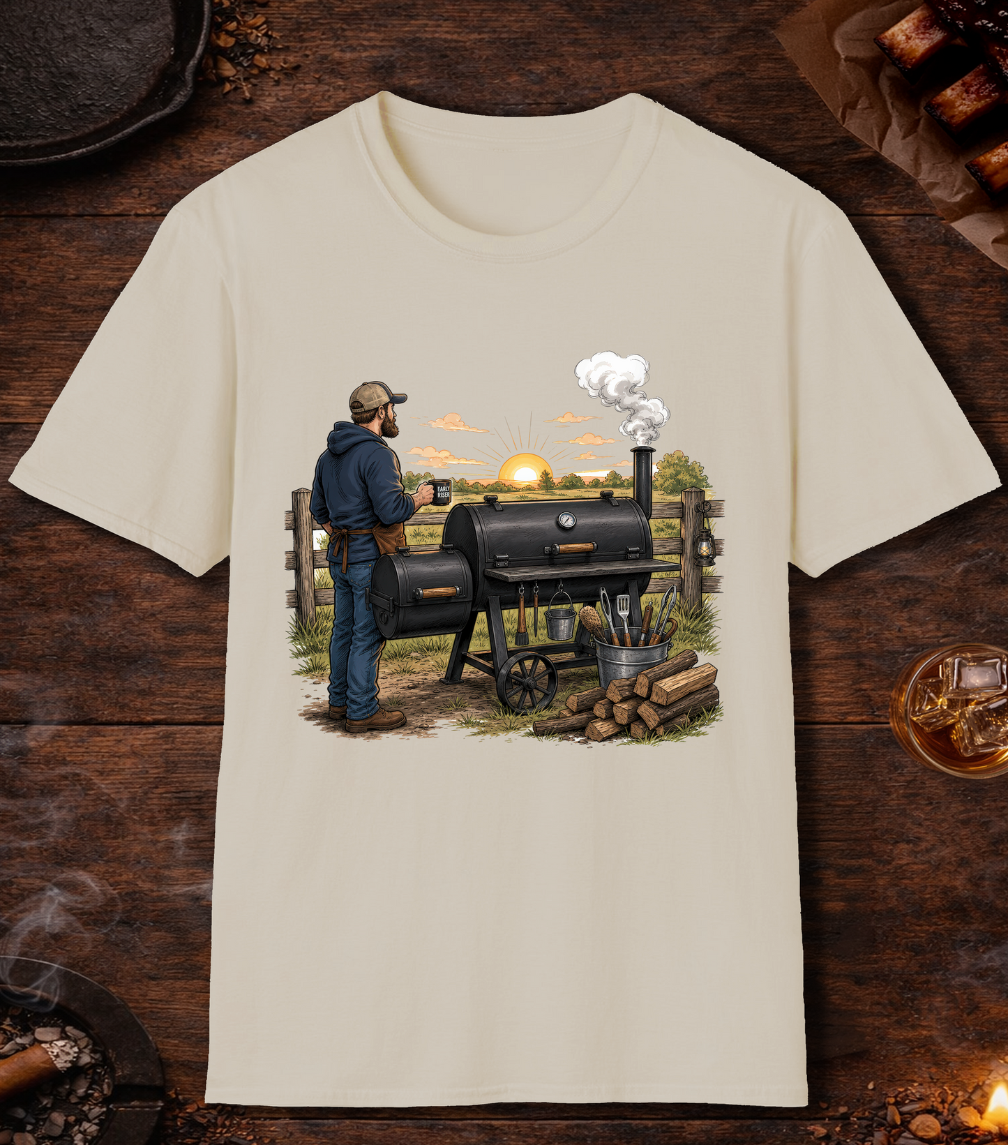 Early Riser T-Shirt - Sand