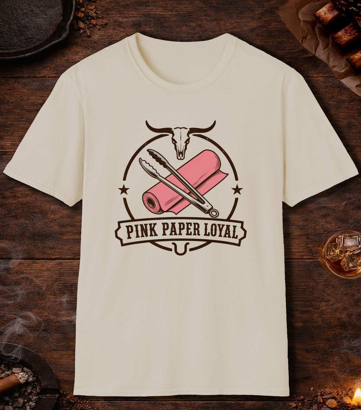 Pink Paper Loyal T-Shirt - Sand