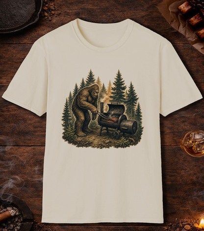 Bigfoot Smoker T-Shirt - Sand