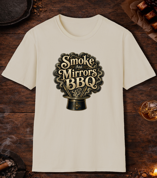 Smoke and Mirrors BBQ T-Shirt - Sand