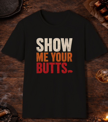 Show Your Butts T-Shirt - Black