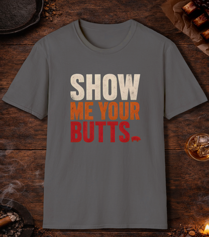 Show Your Butts T-Shirt - Charcoal