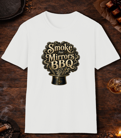 Smoke and Mirrors BBQ T-Shirt - White