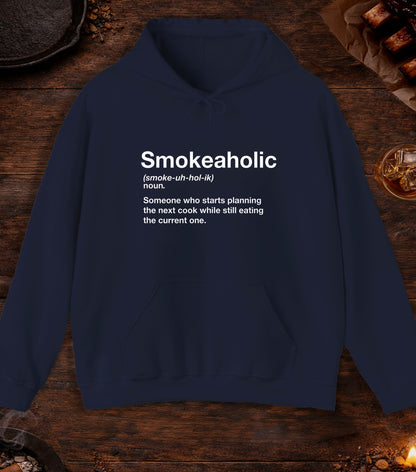 Smokeaholic Transparent Hoodie - Navy