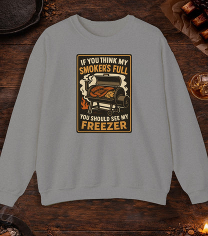 Smoker Full Freezer Crewneck - Sport Grey