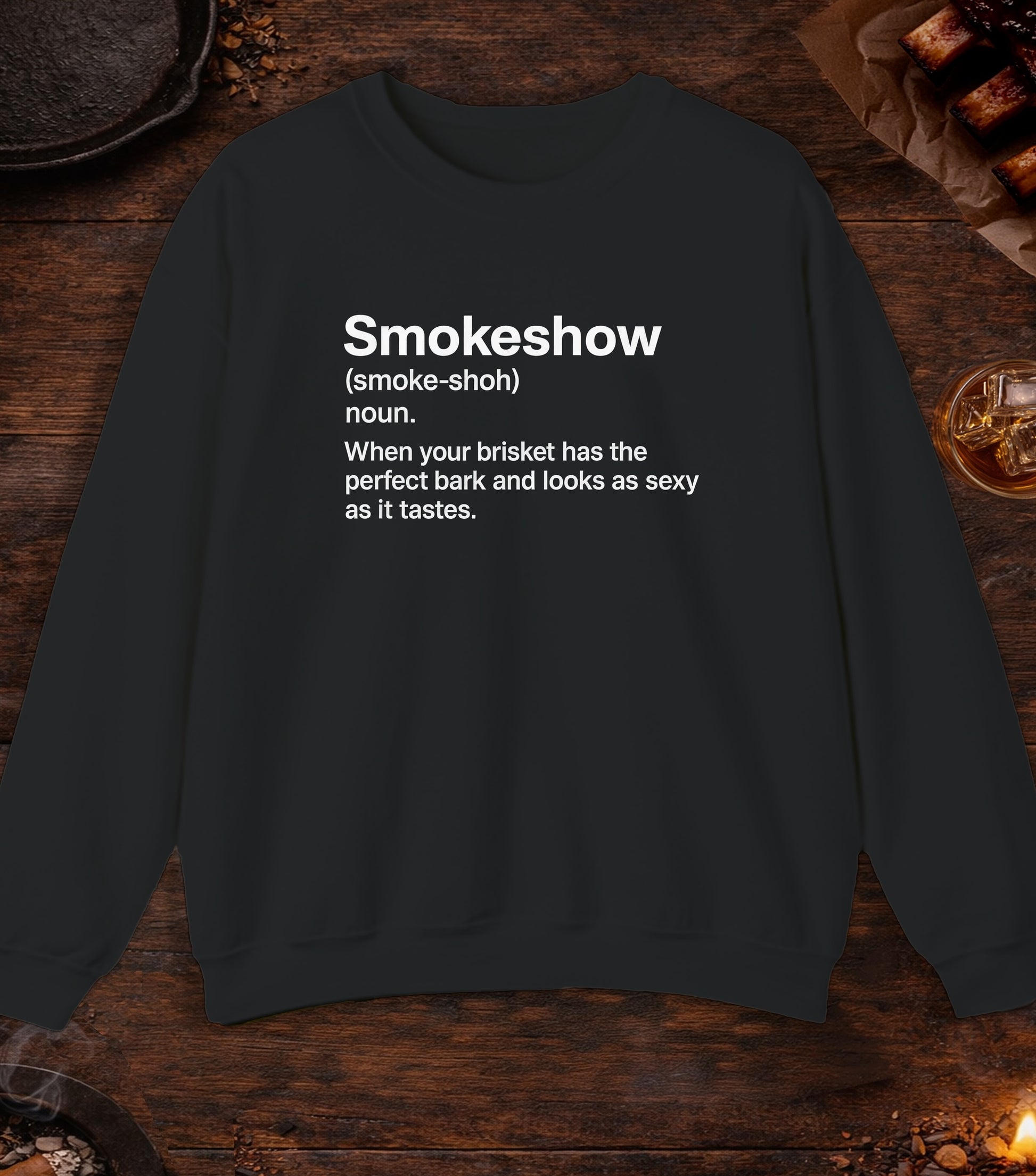 Smokeshow Crewneck - Black