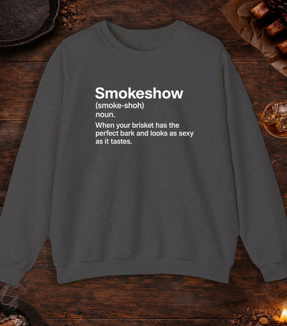 Smokeshow Crewneck - Dark Heather