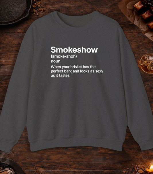 Smokeshow Crewneck - Dark Heather
